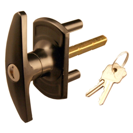 Birtley Birtley T-handle Garage Door Lock 75mm Shaft