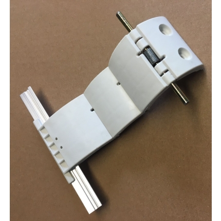 Roller Doors 55mm Lath Roller Door Locking Strap 3 segment - White
