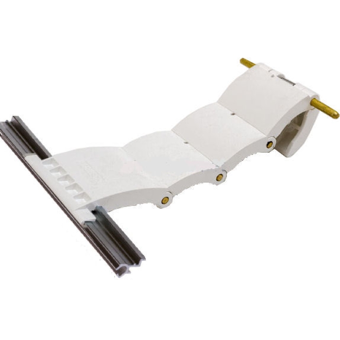 Roller doors 55mm lath roller door locking strap 4 segment - white
