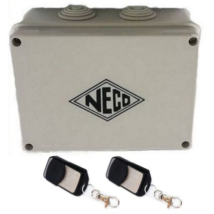 Neco NECO Eco Roller Shutter Remote Control 230V & 2 Handsets - Waterproof Box