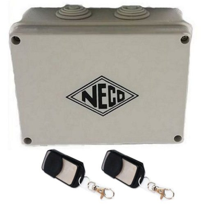 Neco NECO Eco Roller Shutter Remote Control 230V & 2 Handsets - Waterproof Box