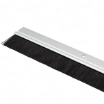 Universal Garage Door Bottom Brush Draught Strip - 16mm Aluminium