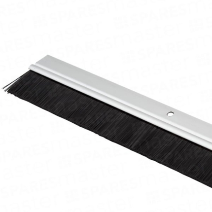 Universal Garage Door Bottom Brush Draught Strip - 16mm Aluminium