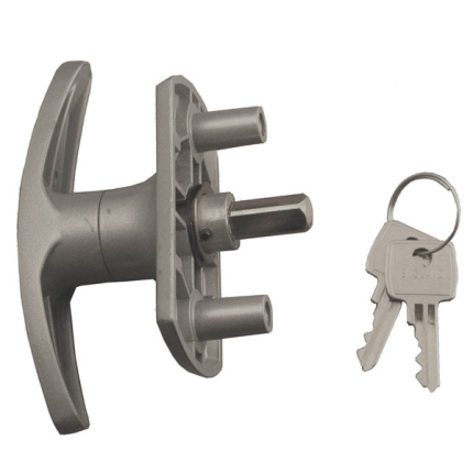 Henderson Henderson T-Handle Lock 18mm Spigots Short Shaft